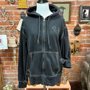 True religion brand jeans, sweatshirt